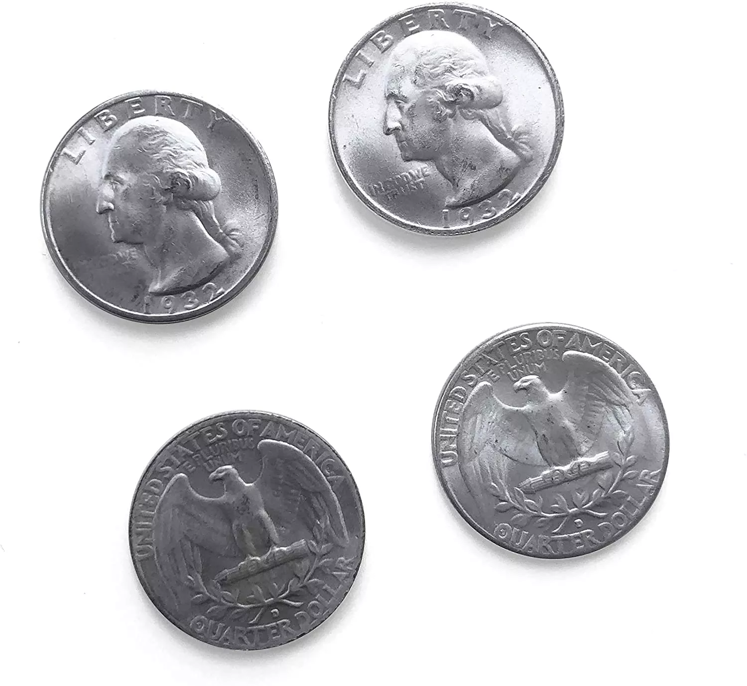 Canailles Double-Sided Coin Set - 2-Pack Silver Magic Prank Coins