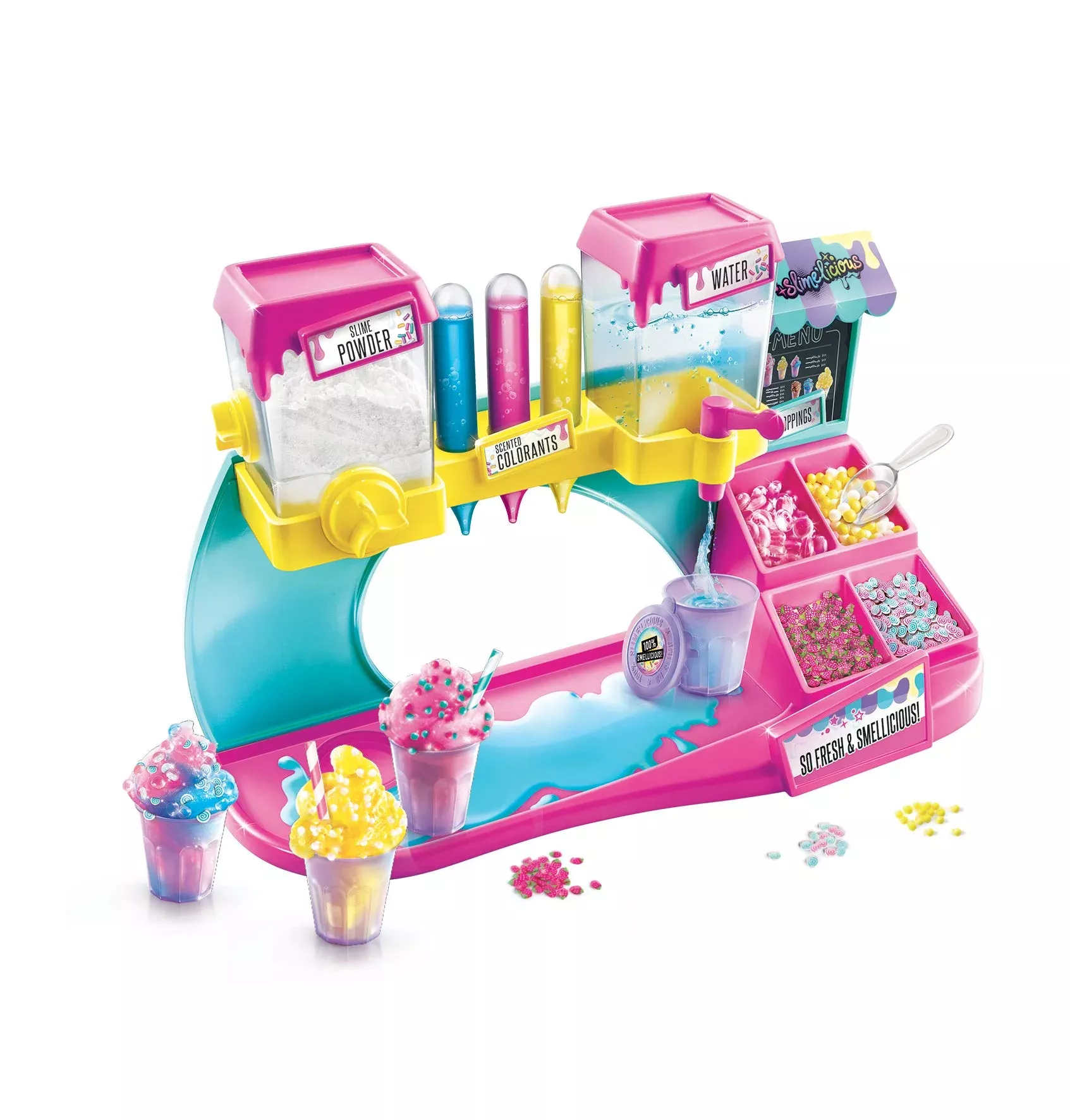 Canal Toys Slime Station DIY Kit for Kids, Multicolor, 16 Mini Slimes