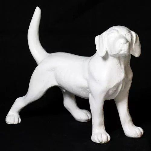 Canine Companion: The Graceful Hound Dog Animal Sculpture Statue
