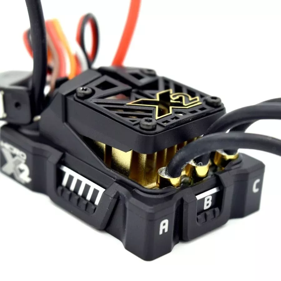 Castle Creations 010-0171-03 Mamba Micro X2 16.8V ESC w/ 2850kV Slate Brushless Motor
