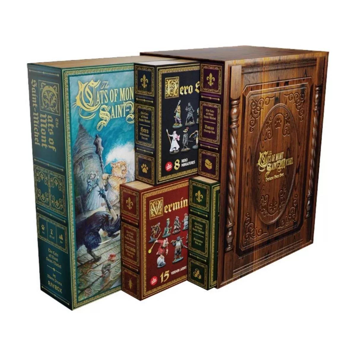 The Cats of Mont Saint Michel Deluxe Set