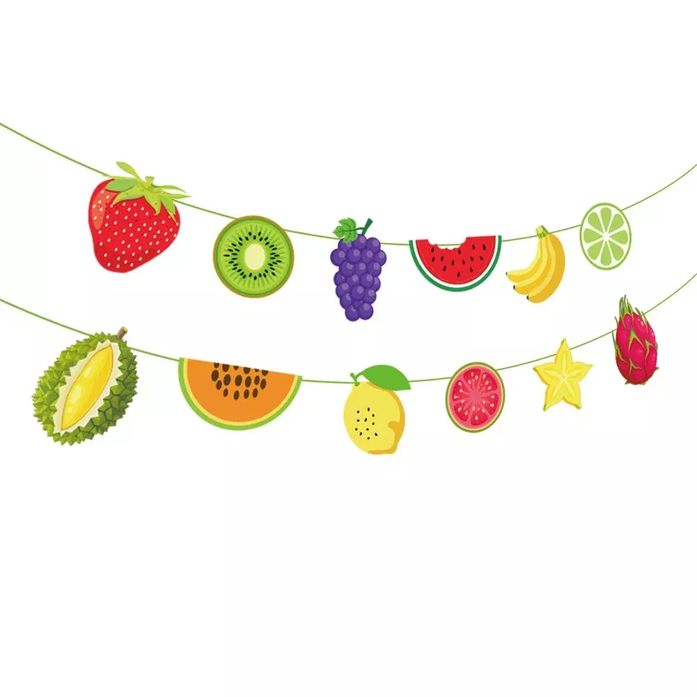 CC HOME Two-tti Frutti Banner for Baby Shower & Birthday Party, Small