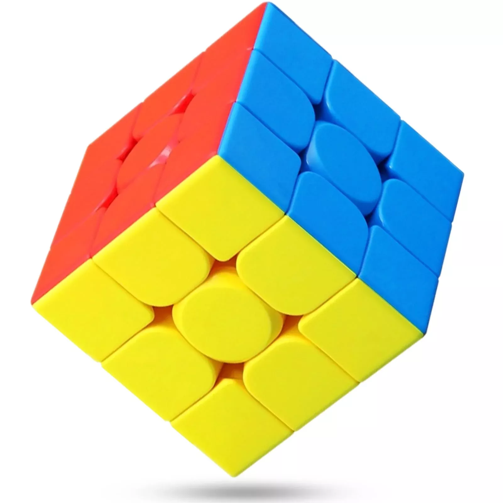 cfmour Stickerless Speed Cube 3x3 Magic Cube ABS 2.2x2