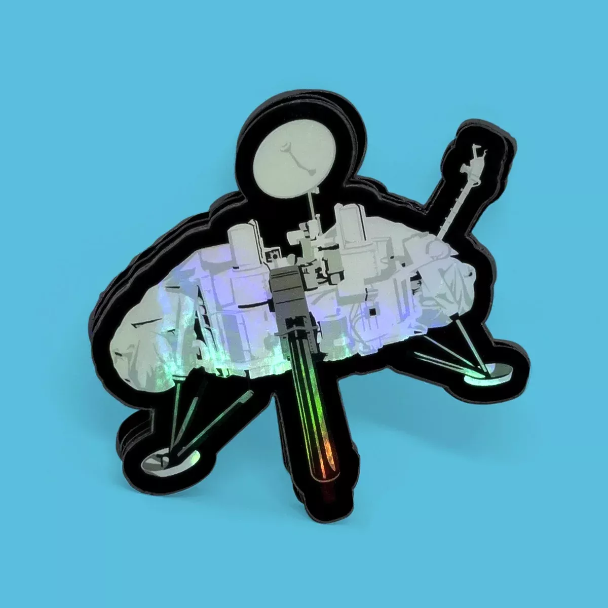 Chop Shop Studio First on Mars: Viking Holographic Style Sticker