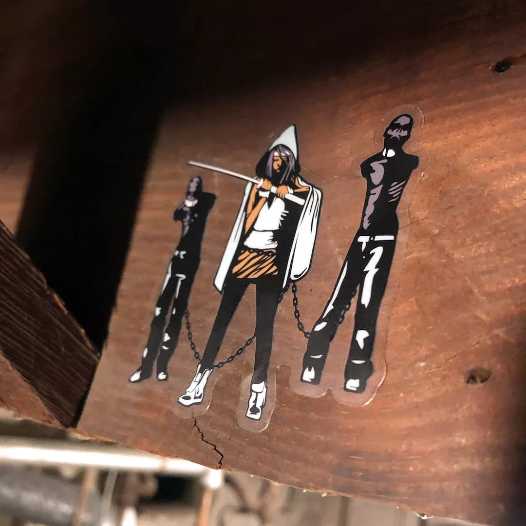Chop Shop Studio Michonne and Family Sticker