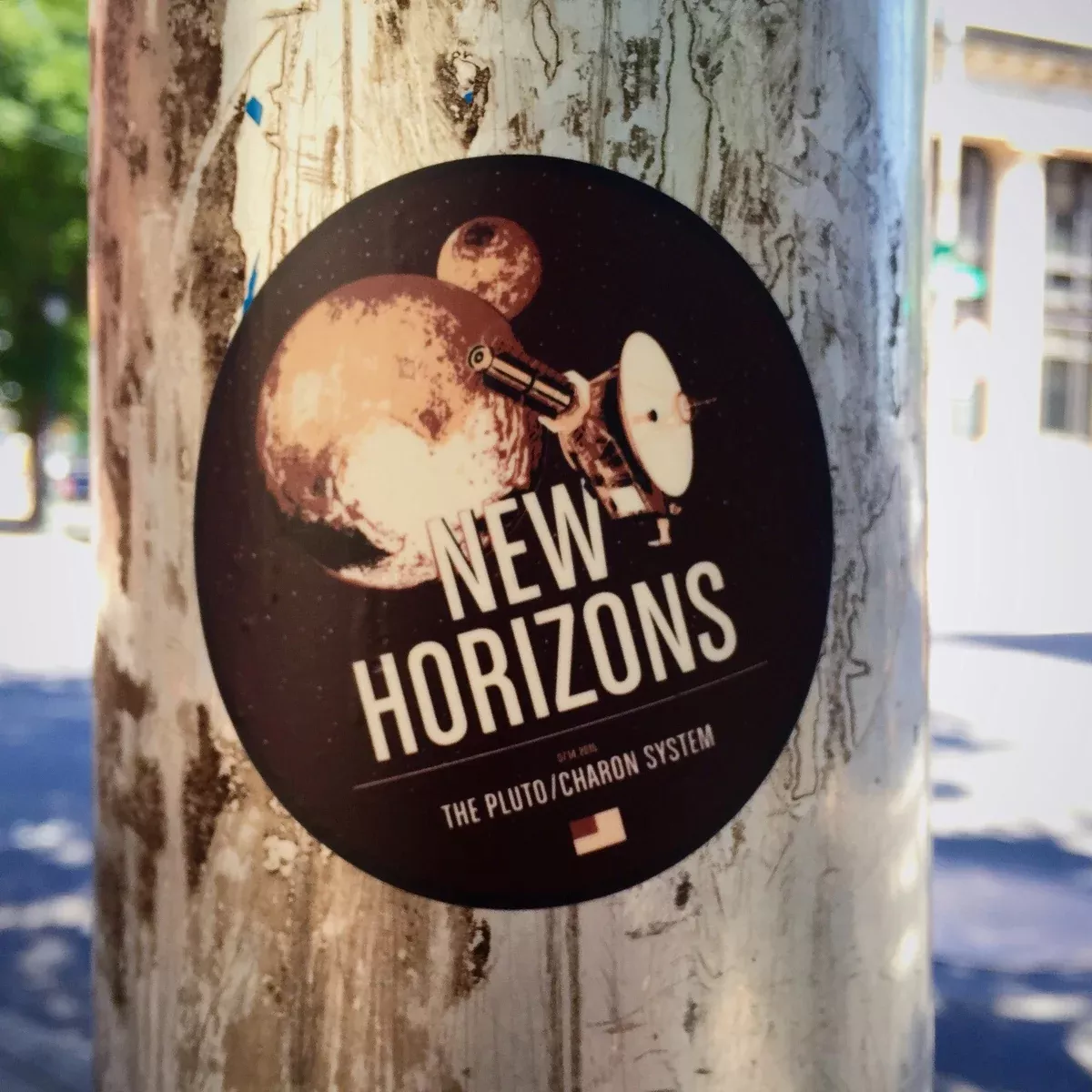 Chop Shop Studio New Horizons Sticker from the Historic Robotic Spacecraft Series