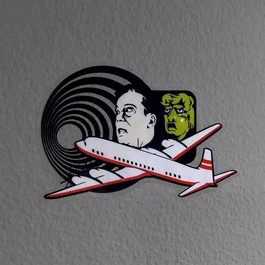 Chop Shop Studio Nightmare at 10K Feet Sticker
