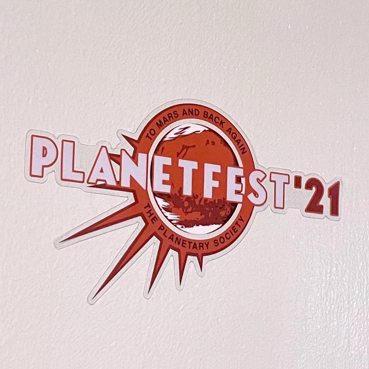 Chop Shop Studio Planetfest '21 Sticker for The Planetary Society