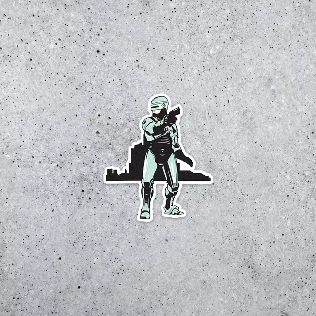 Chop Shop Studio Robocop Sticker