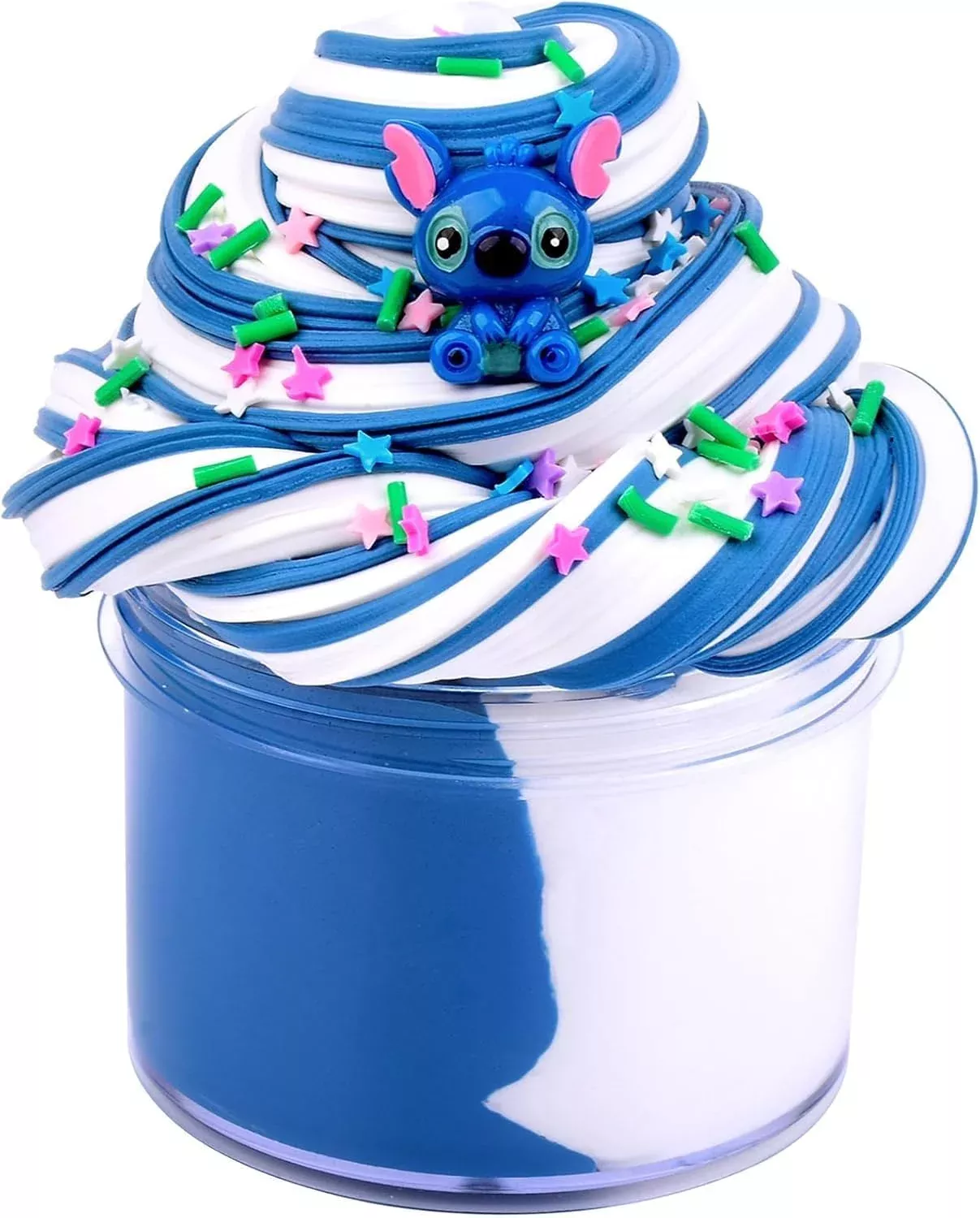 Christmas Blue Slime, Super Soft And Non-Sticky Butter Slime, Diy Slim