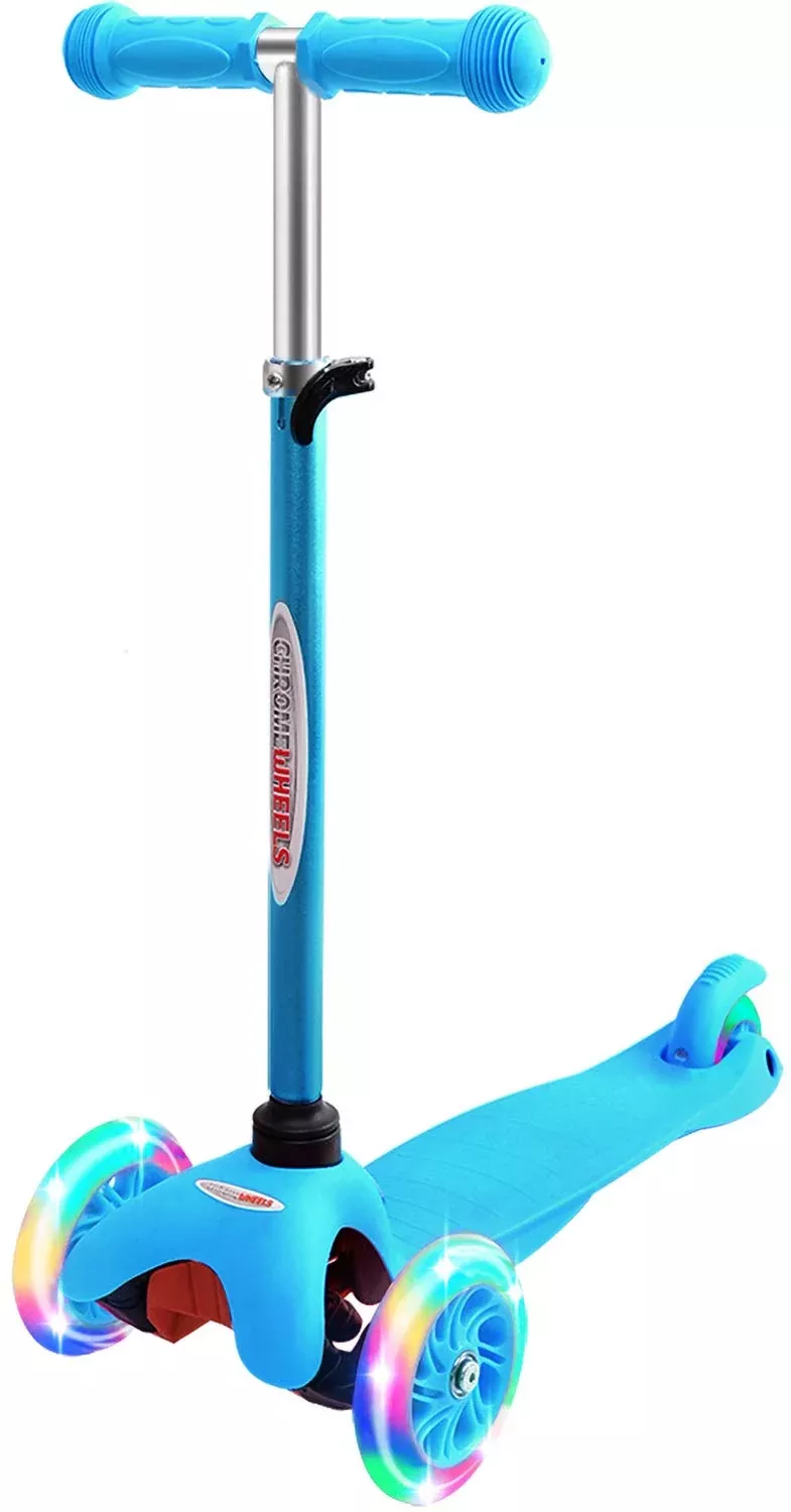 Chromewheels Scooter For Kids, Deluxe 3 Wheel Scooter For Toddlers 4 A