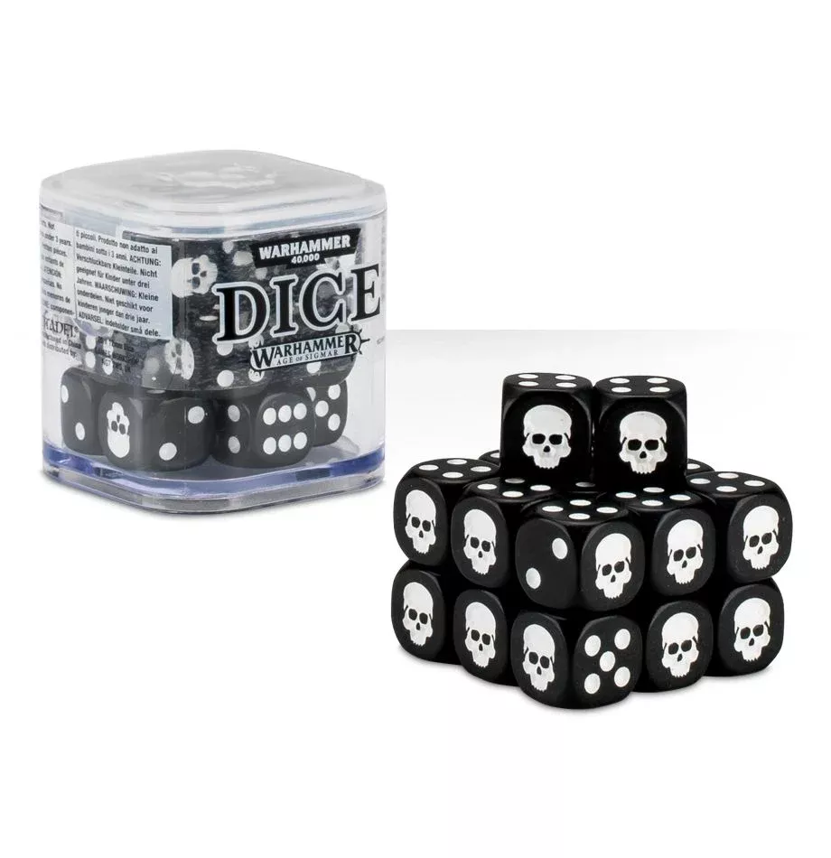 Citadel Warhammer(65-36B) Black Dice Cube