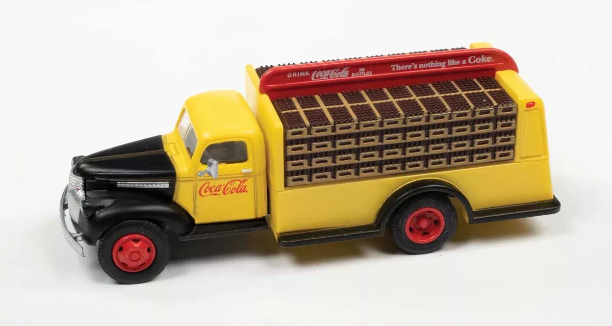 Classic Metal Works 30619 HO Scale 1940's Chevrolet Beverage Bottle Delivery Truck Coca-Cola
