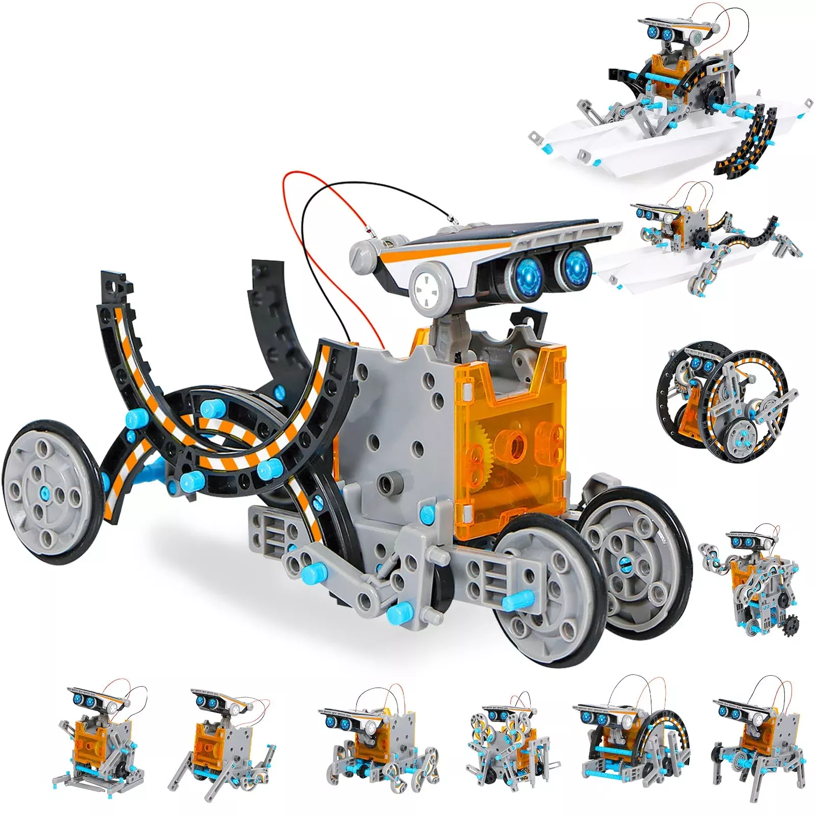 COBFDHA STEM Toys for Boys 8-13, Solar Robot Science Kits, Educational