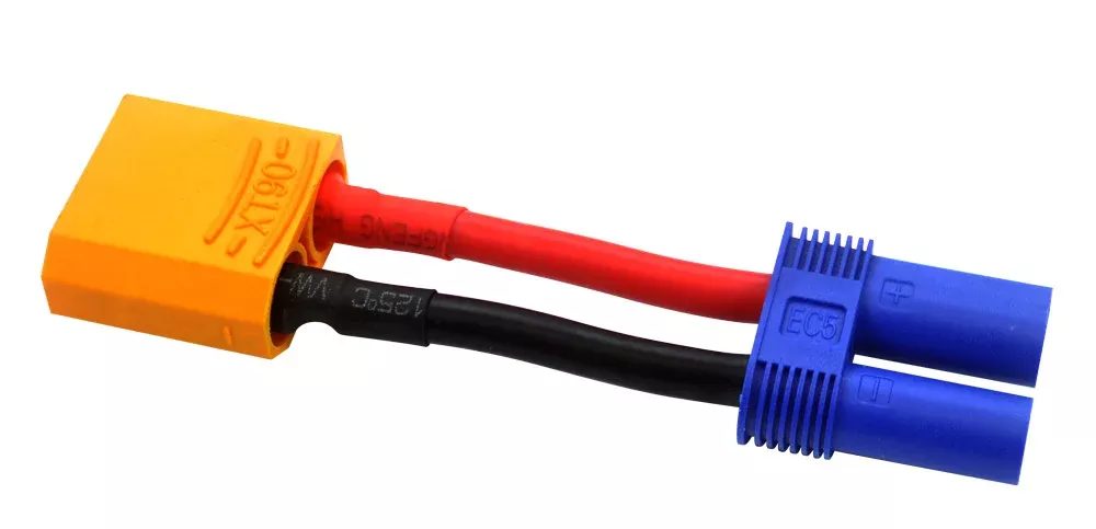 Common Sense RC EC5F2XT90M EC5 Female to XT90 Male Adapter