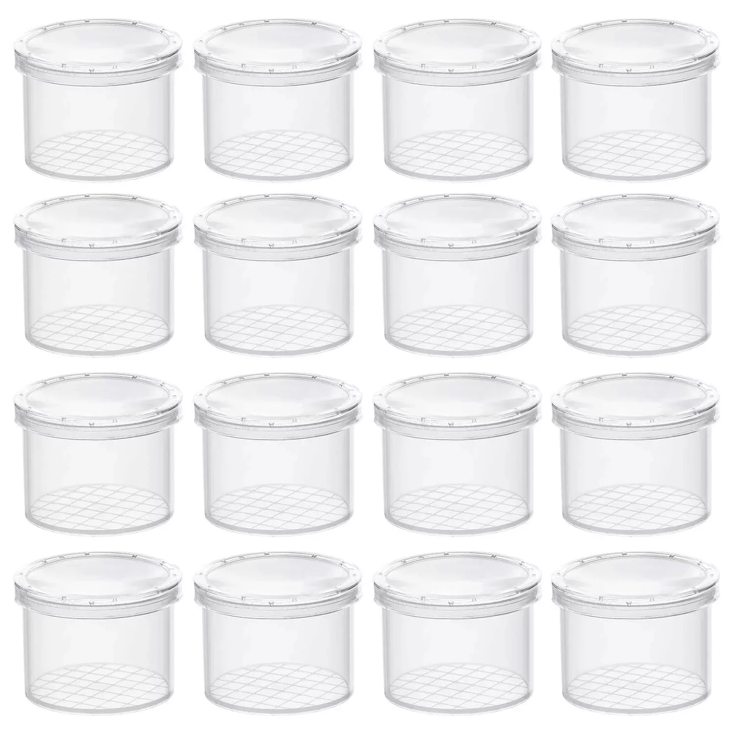 Coopay Bug Viewer Insect Cage Magnifier, Clear, 16 Pieces, Small
