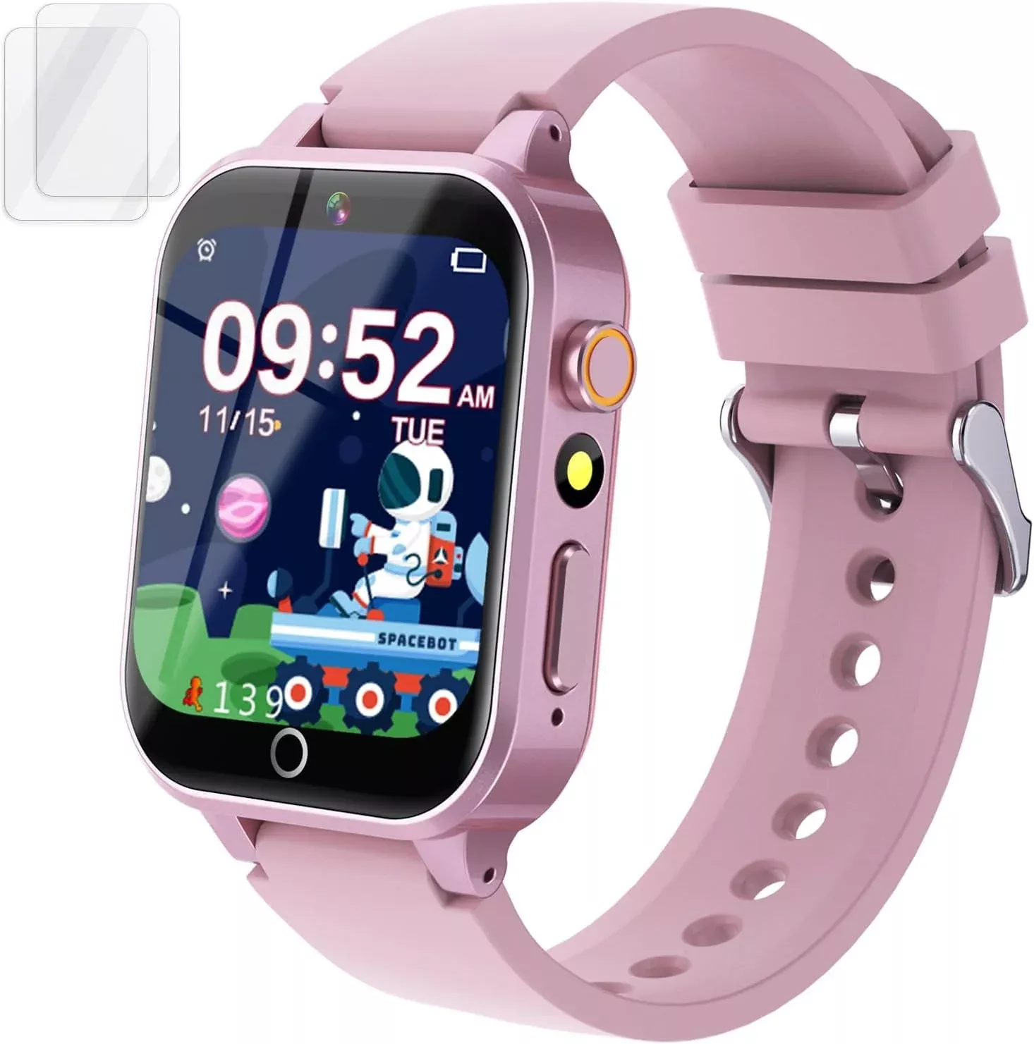 Cosjoype Kids Smart Watch for Boys 4-12, PINK, 1.