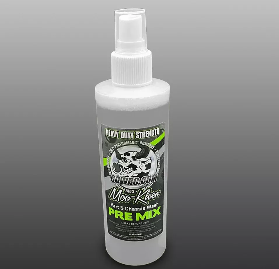 COW RC Moo-Kleen Parts & Chassis Wash 8oz Pre-Mix