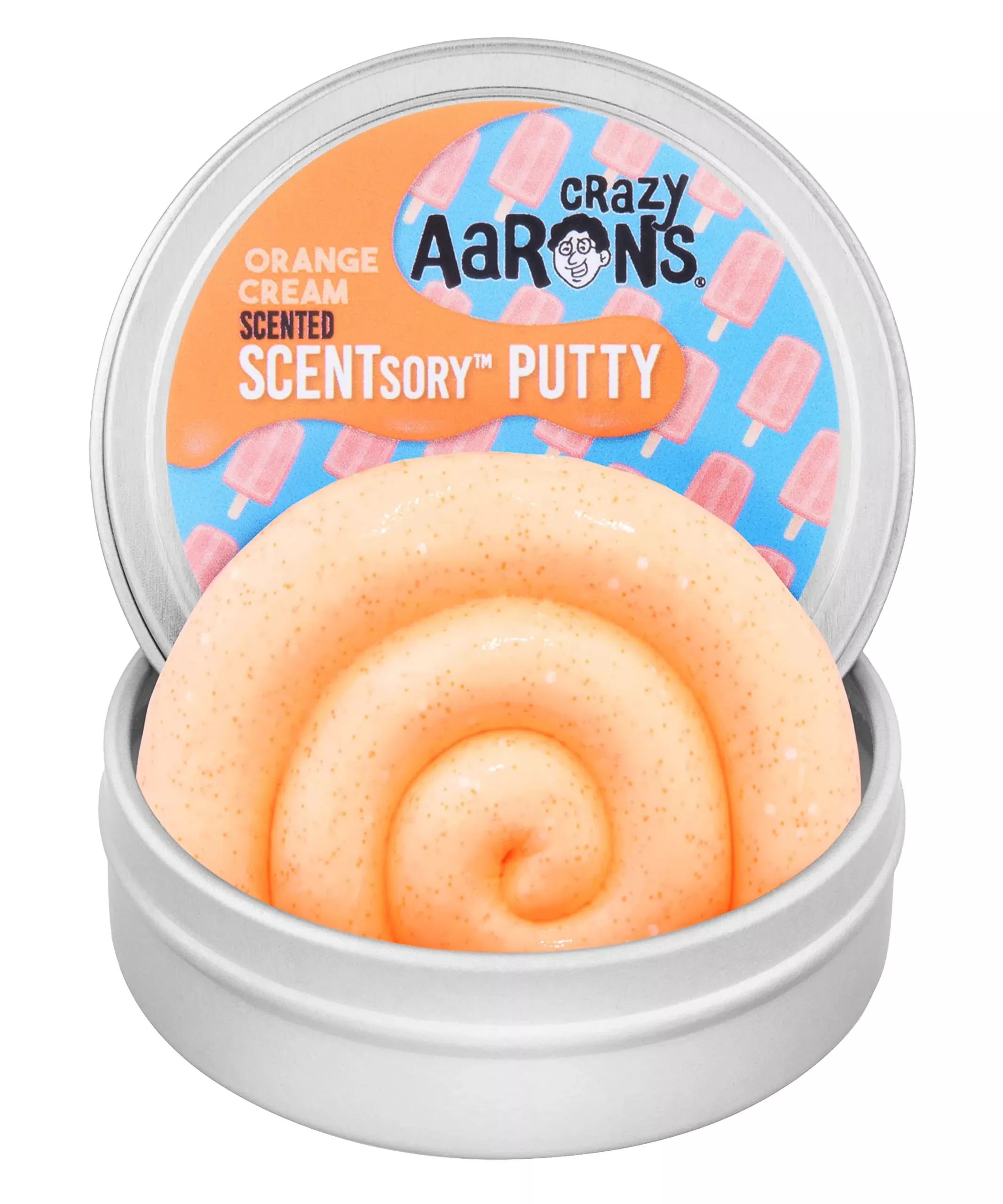 Crazy Aaron's SCENTsory Putty 2.75" Orangesicle 25