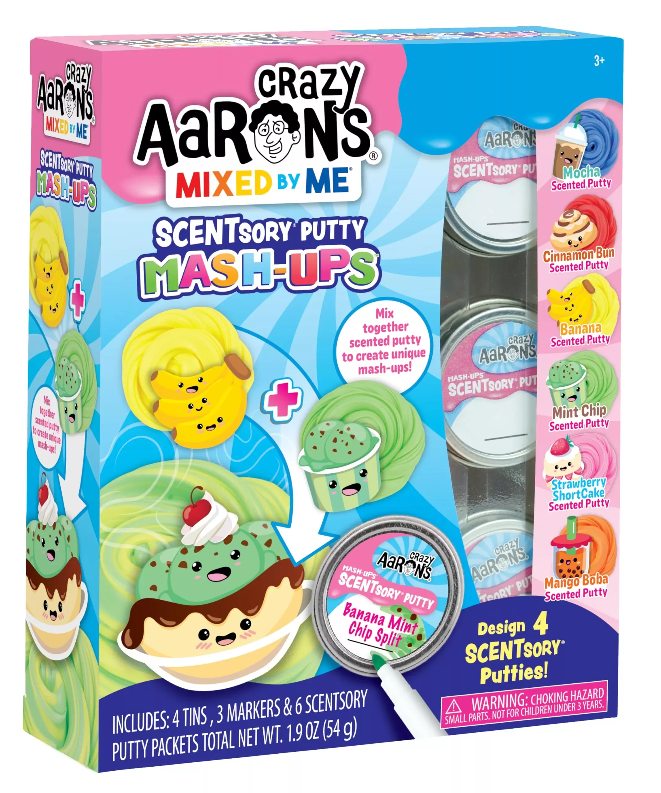 Crazy Aaron's Scentsory Putty DIY Kit - 6 Scents, 8.