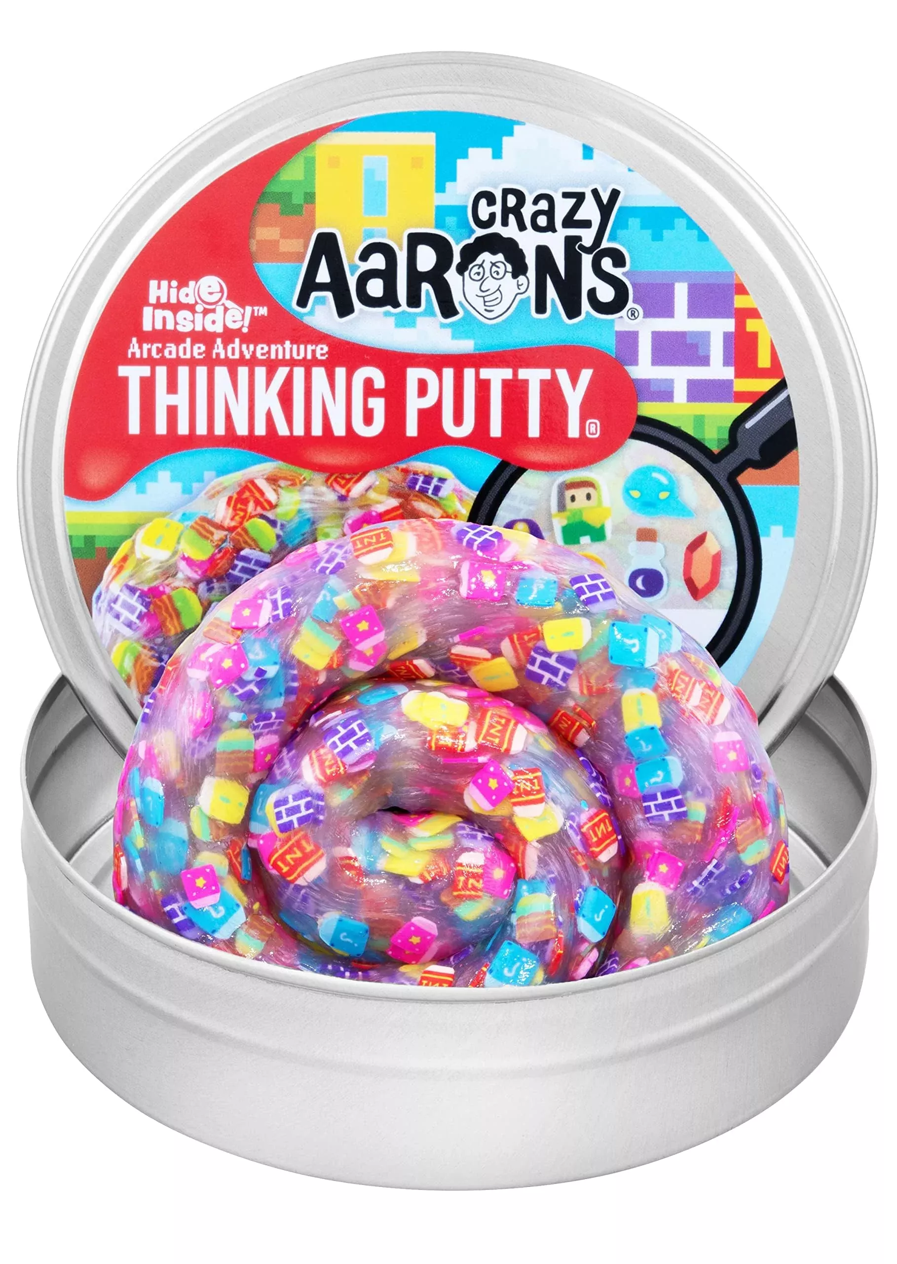 Crazy Aaron's Thinking Putty Arcade Adventure Small Non-Sticky Putty
