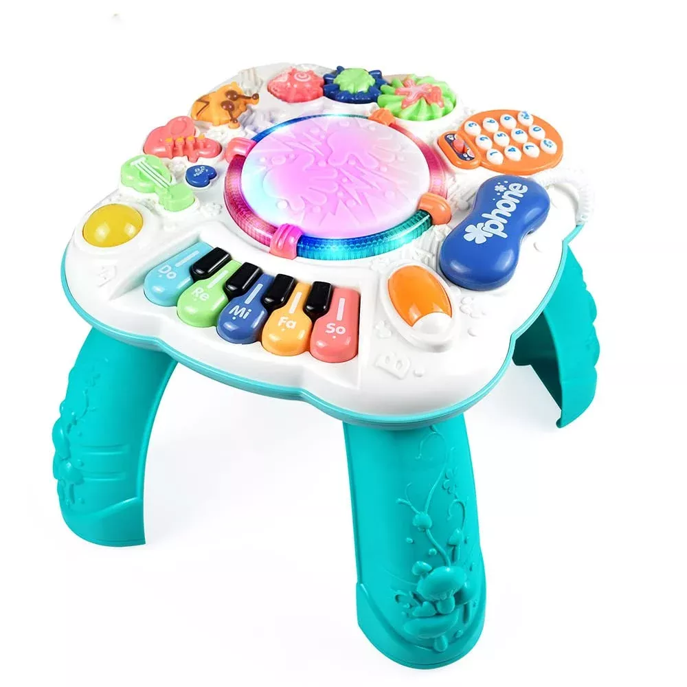 Dahuniu Baby Activity Center - Safe & Sturdy Toy for 6-18 Months, Medi