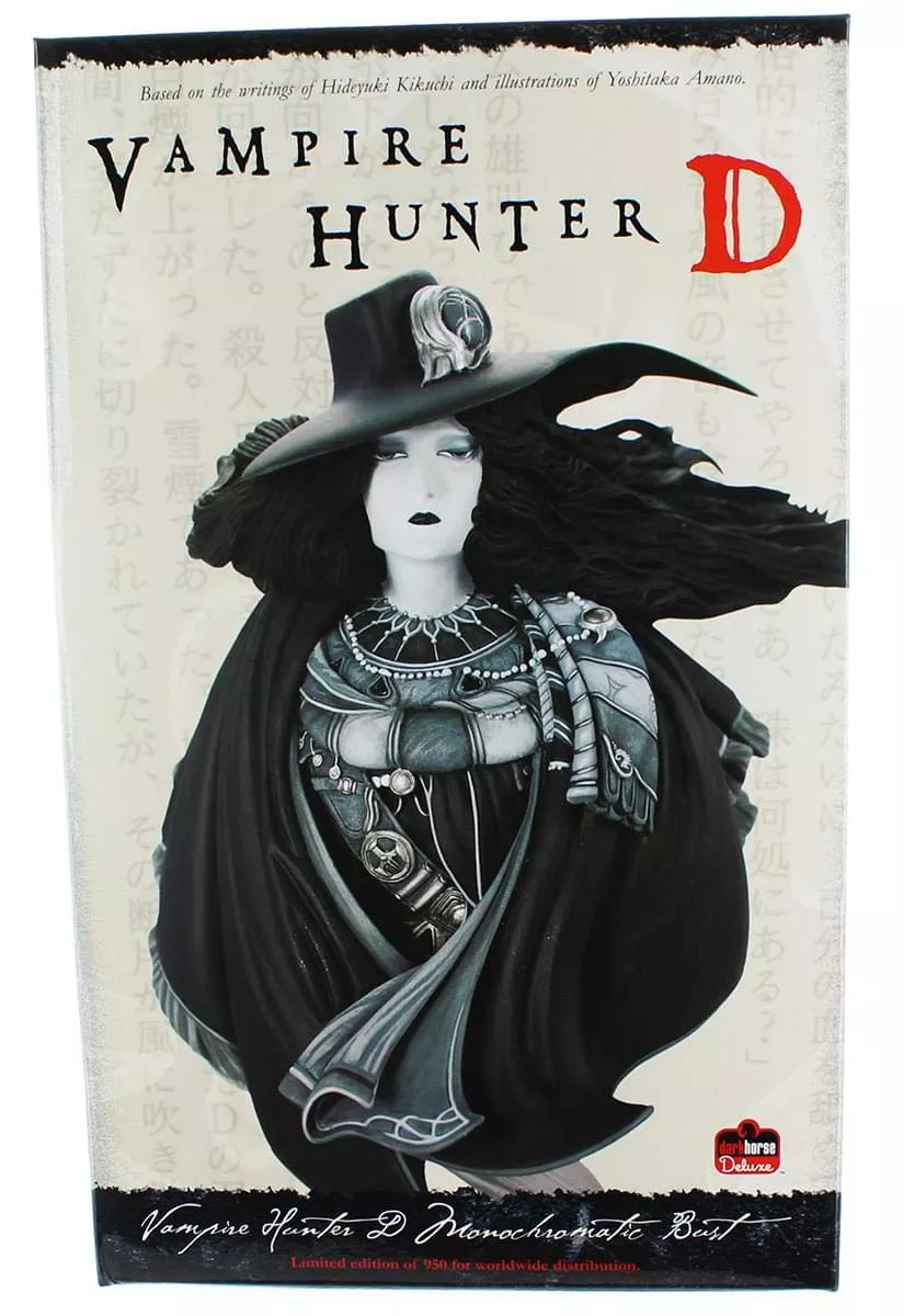 Dark Horse Comics Vampire Hunter D Bust 8.5" Black/White Limited Edition
