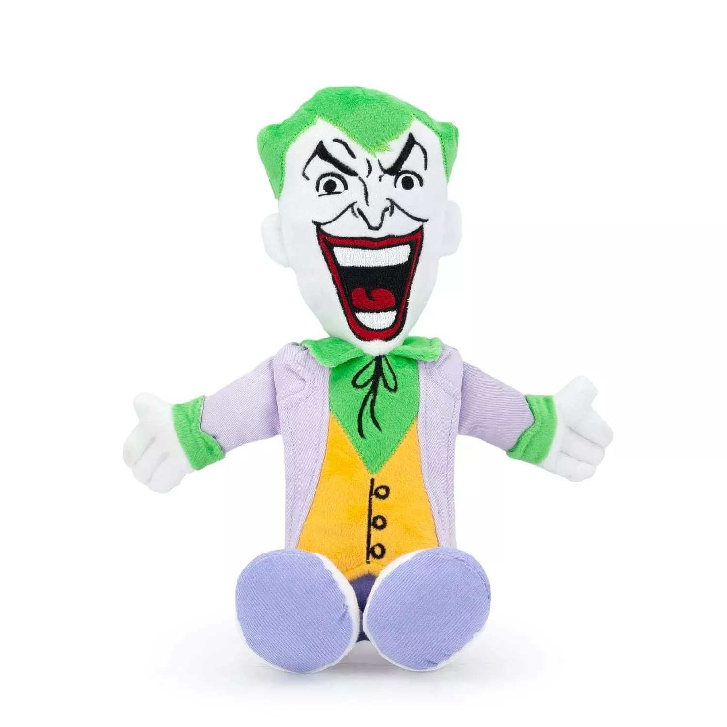 DC Comics Batman Joker Dog Chew Plush Toy - Multi-Color, One Size