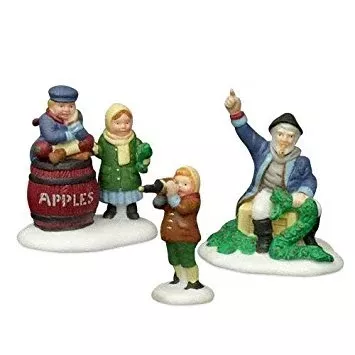 Department 56 Handpainted Porcelain Figurines Set of 3, White