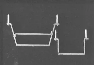 Detail Associates SS-6418 HO Scale Mechanical Reefer Stirrups (7 Pack)
