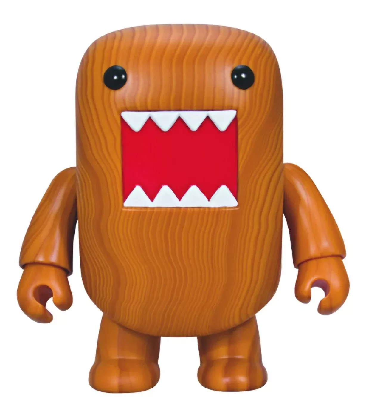 Diamond Comic Distributors Domo Qee 7" Wood Grain Figure - Brown