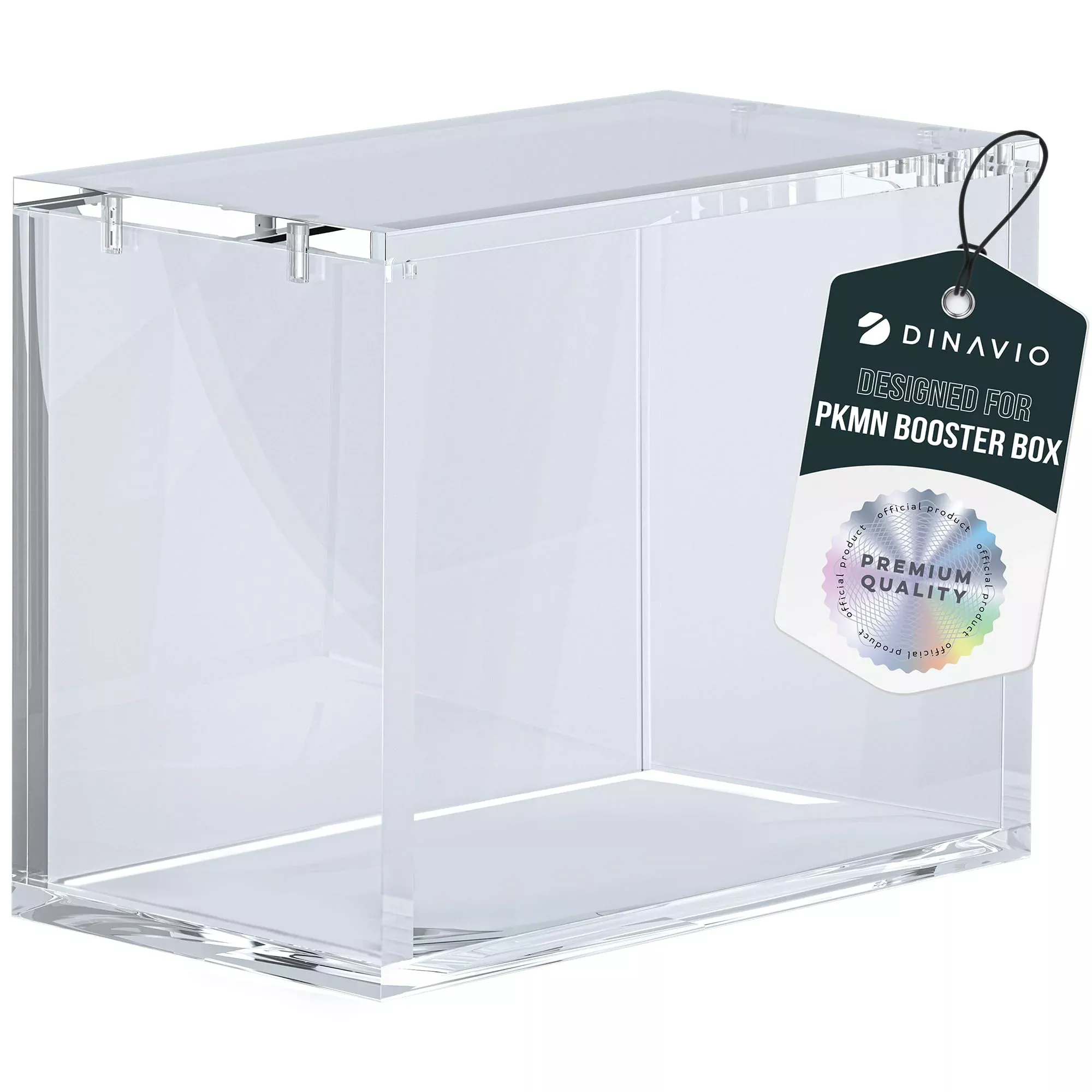 Dinavio Crafthouse PKMN Booster Box Case Clear Acrylic 5.4"x3"x