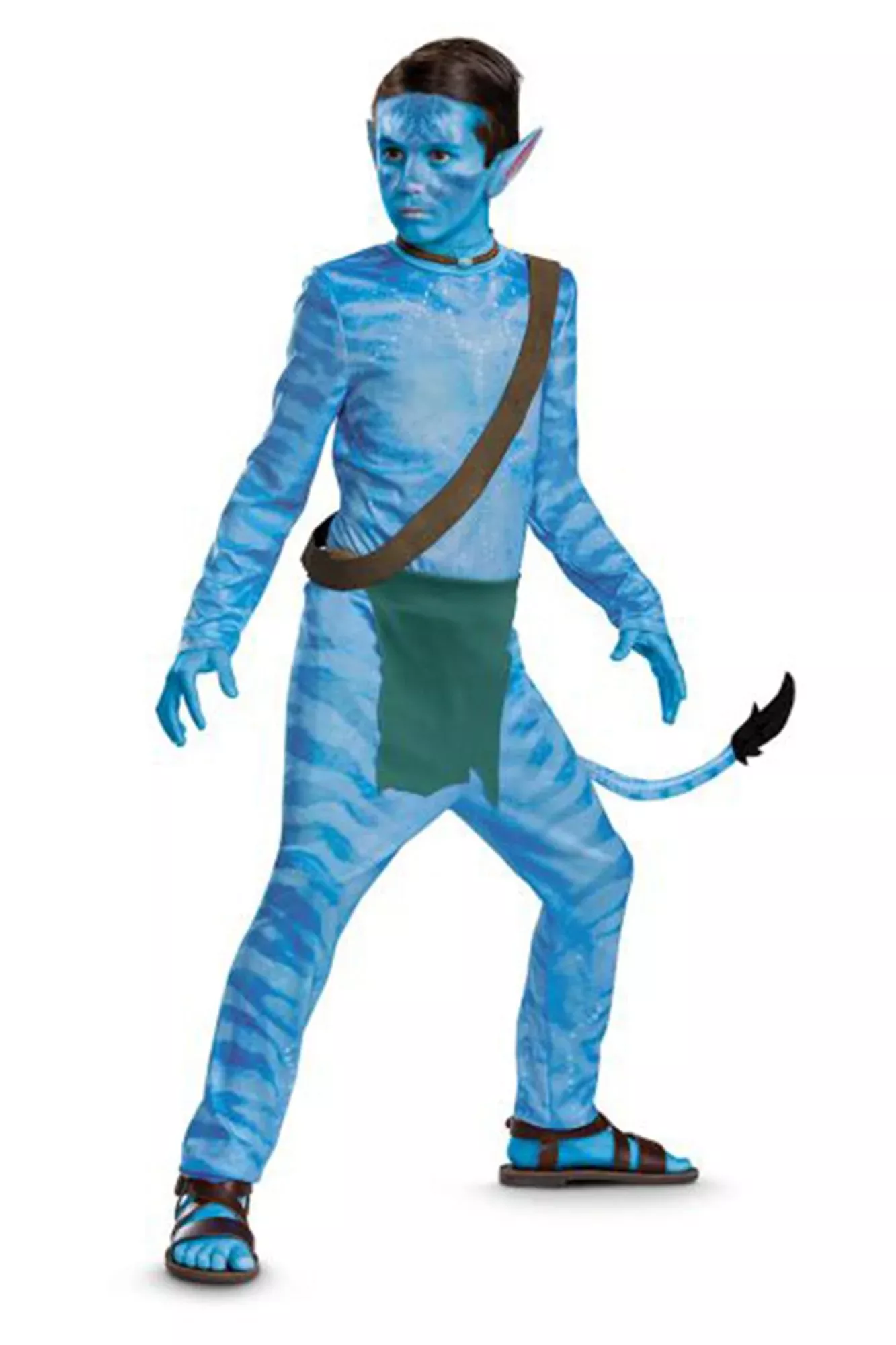 Disguise Jake Sully Costume Large (10-12) Jake Color Na'vi Ears