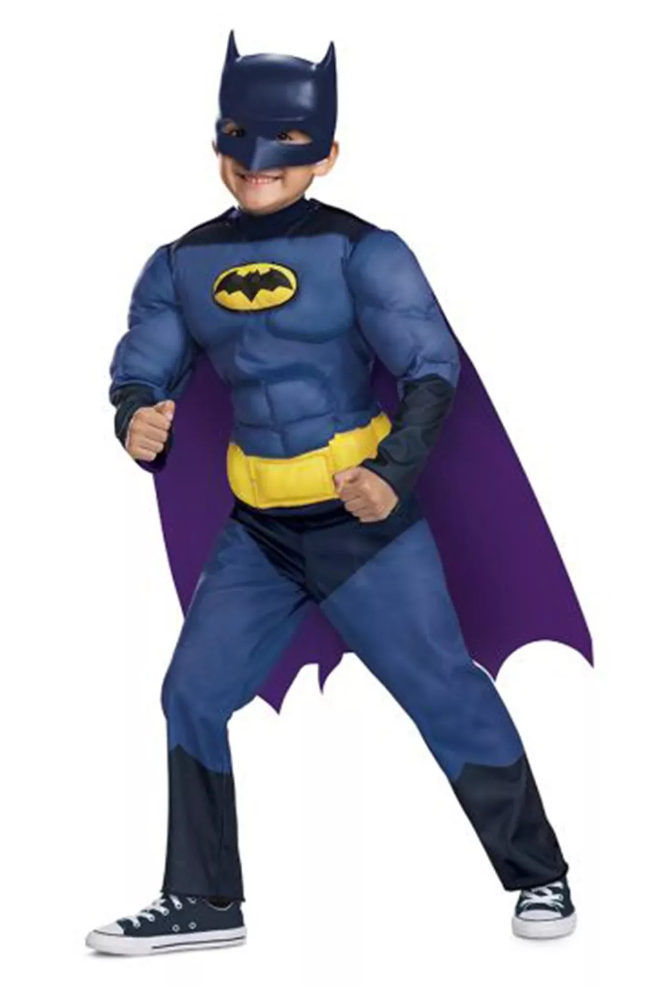 Disguise Kids Batman Costume for Boys, Size 4-6, Batman Color