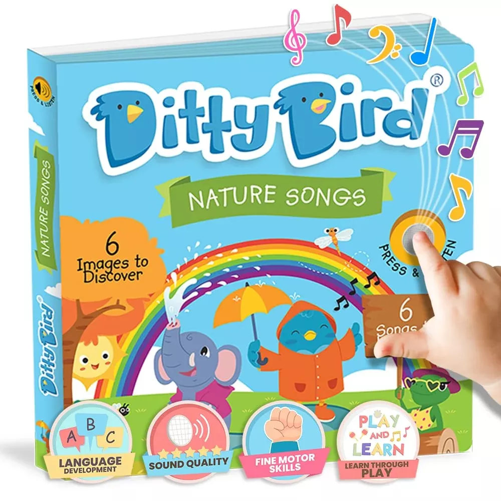 Ditty Bird Musical Books For Toddlers | Fun Children'S Nursery Rhyme B