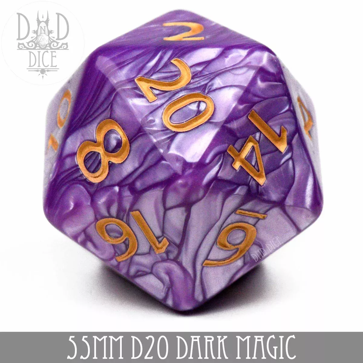 DND DICE 55mm D20 - Dark Magic