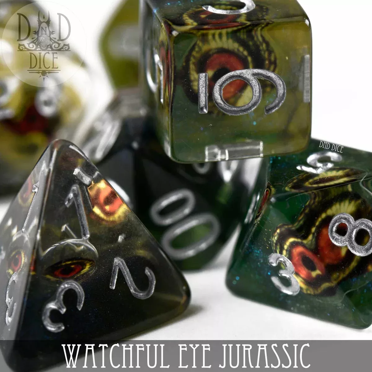 DND DICE Watchful Eye - Jurassic Dice Set