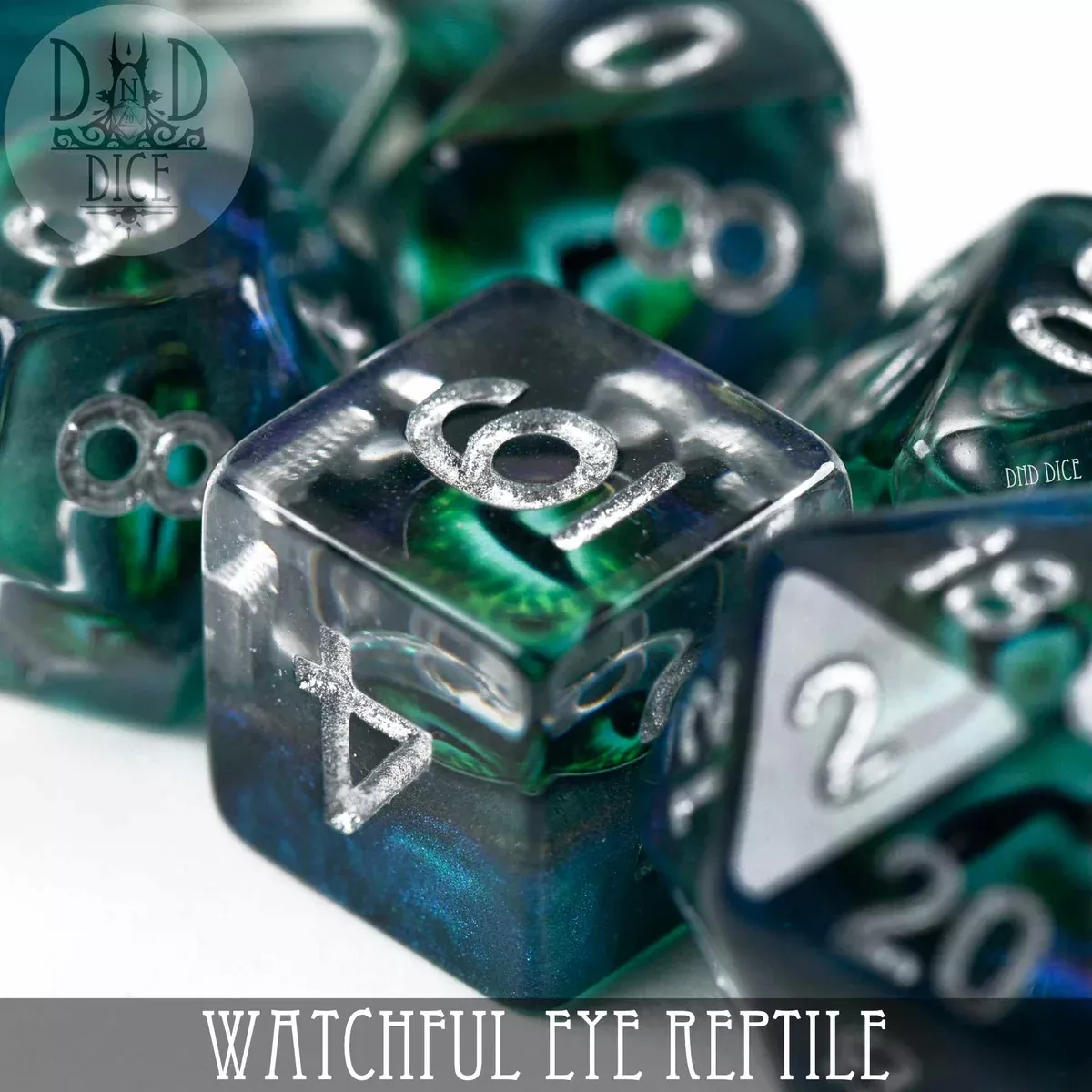 DND DICE Watchful Eye - Reptile Dice Set