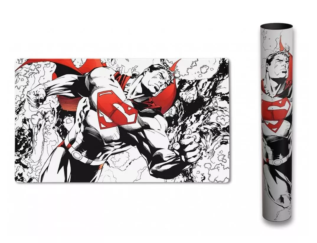 Dragon Shield Playmat – Playmat: Dragon Shield Limited Edition: Superman Core W/ Tube – Smooth & Tough
