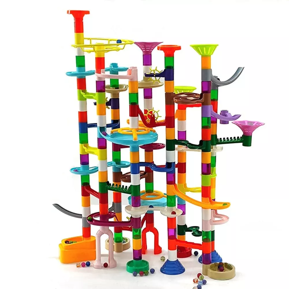 dspitwod Marble Run Building Toys Set - 200 PCS, STEM, 35