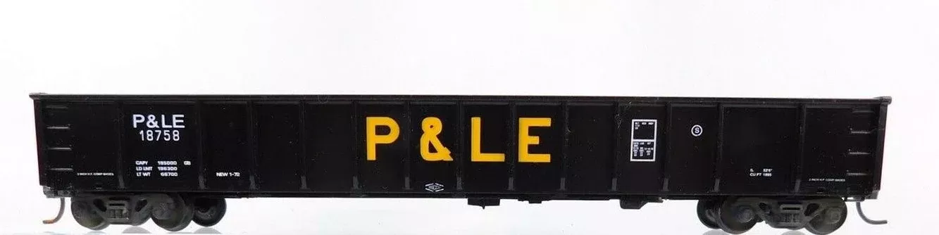 E&C Shops 0528 HO Scale 52'6" Mil Gondola Kit P&LE 18500 - NOS