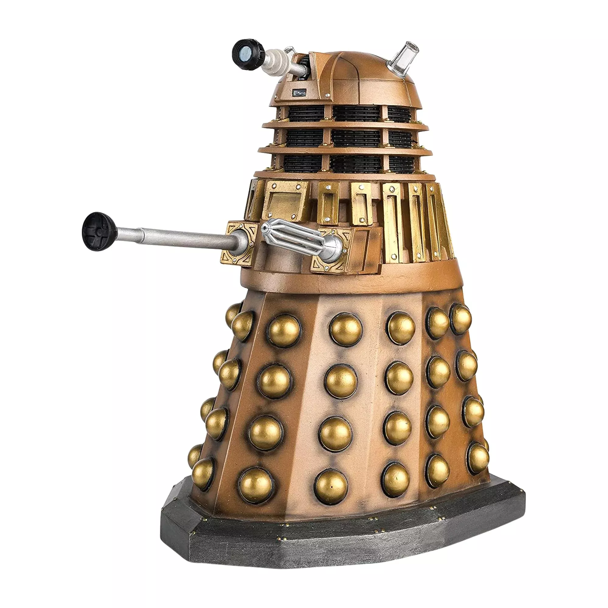 Eaglemoss Bronze Dalek Figurine 23cm Collectible Metallic Vinyl