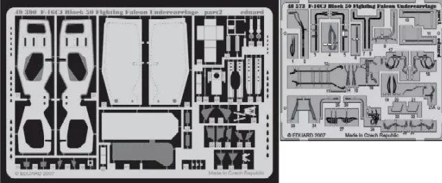 Eduard 49390 1/48 Aircraft- F16CJ Block 50 Undercarriage for TAM (Painted)