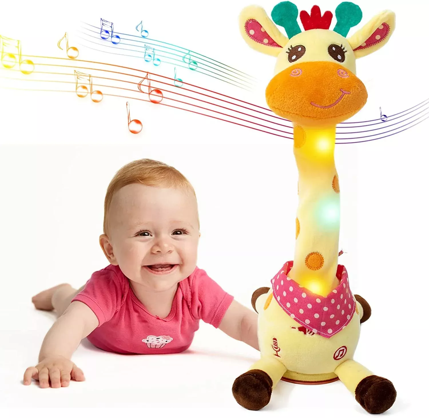 Emoin Cactus Dancing Plush Toy 12.6 Inch Yellow Singing & Dancing