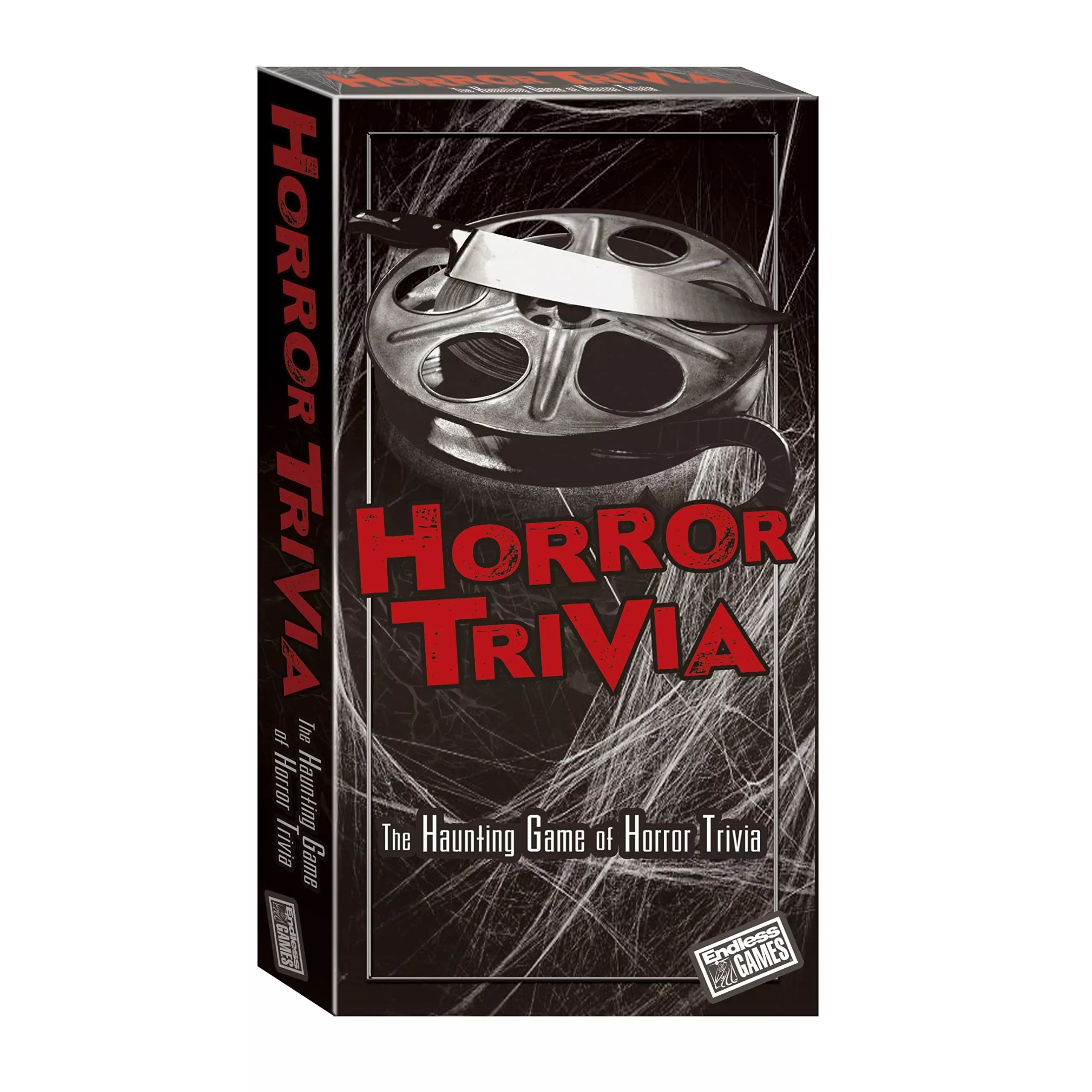 Endless Games Horror Trivia Game for 2+ Players, Black, One Size