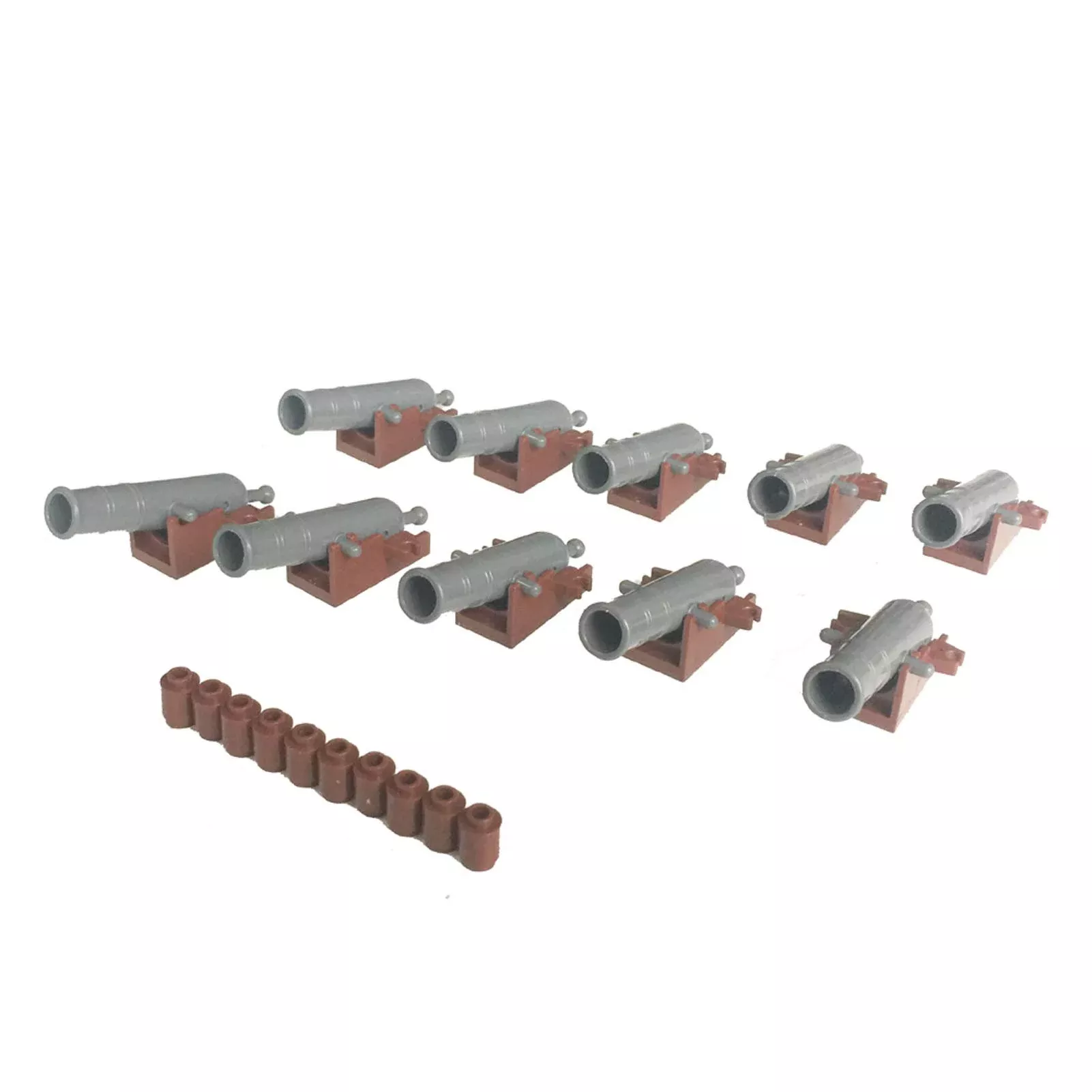Enlighten Pirate Shooting Cannons With Base Cannonballs (Cannon Brown