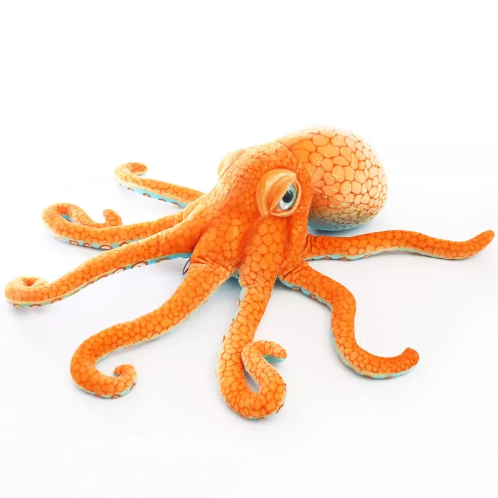 Erdao Realistic Octopus Plush,Giant Stuffed Marine Animals Toy Gifts For Kids (31.4 Inch)