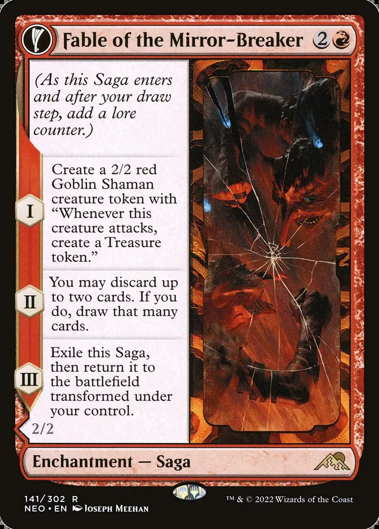 Fable of the Mirror-Breaker (NEO-141) [Kamigawa: Neon Dynasty]