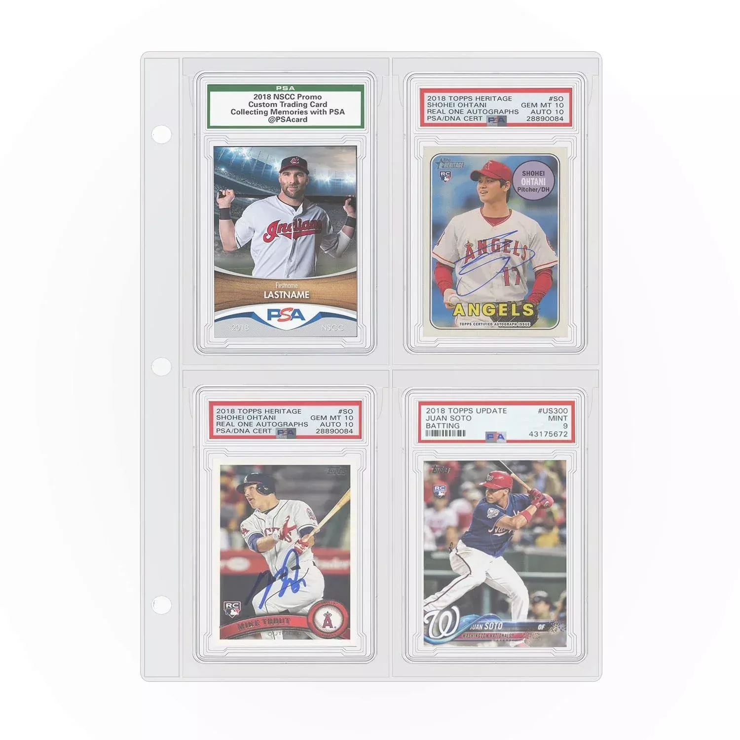 Fageverld Graded Card Slab Holder Pages for PSA, BGS, CGC