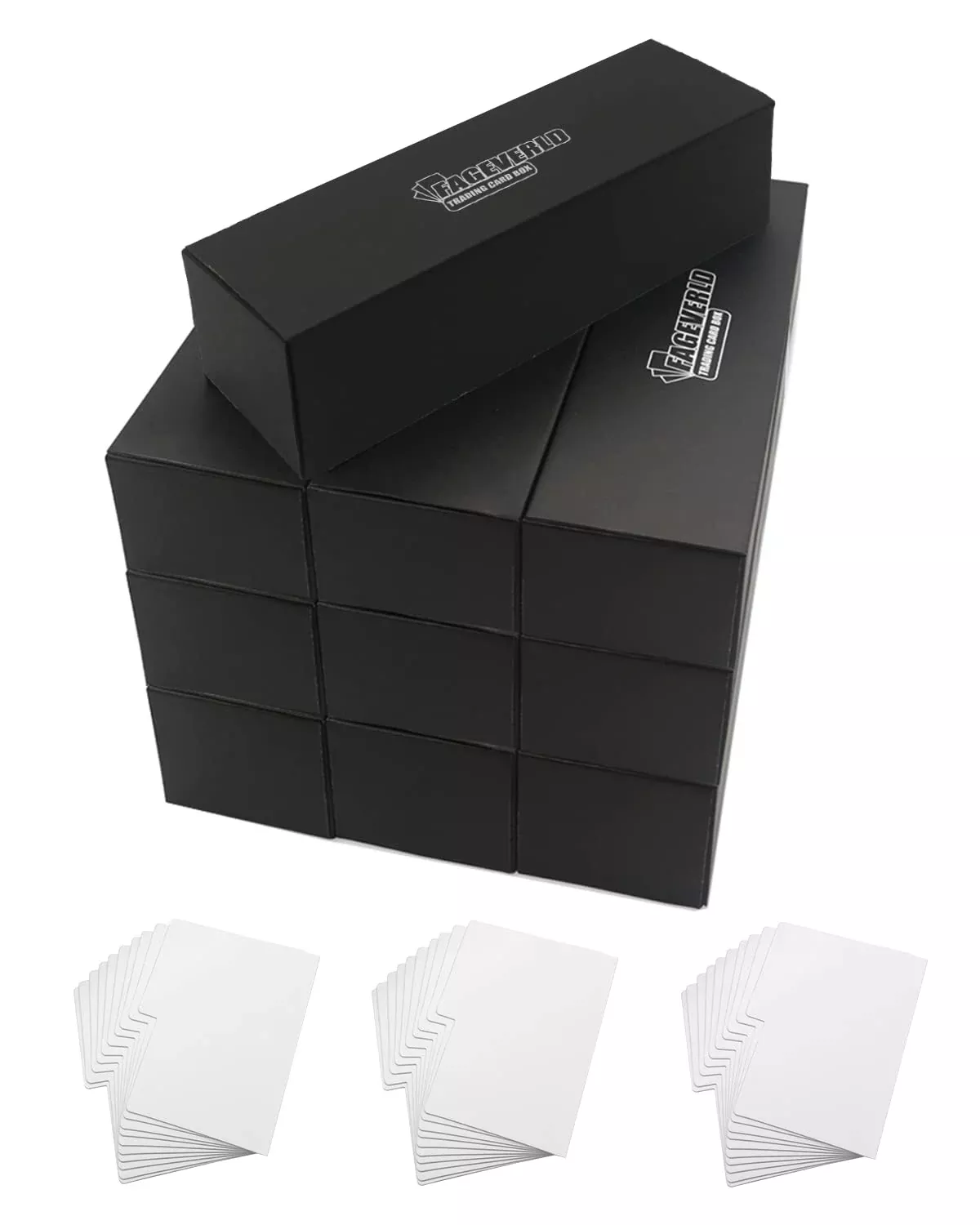 Fageverld Trading Card Storage Boxes, 10 Count, 13.4 x